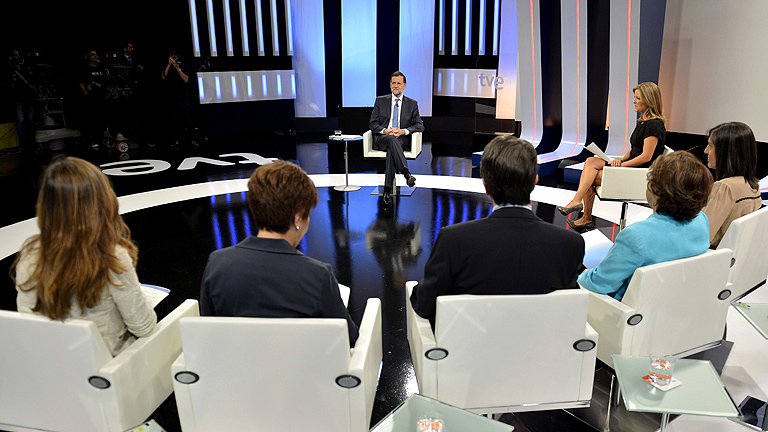 Entrevista a Rajoy en TVE